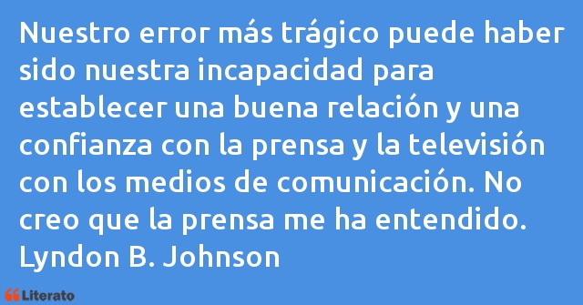 Frases de Lyndon B. Johnson