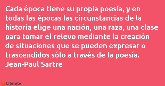 Frases de Jean-Paul Sartre