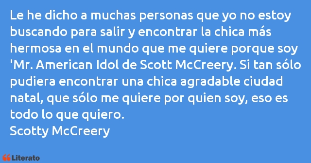 Frases de Scotty McCreery