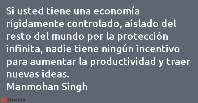 Frases de Manmohan Singh