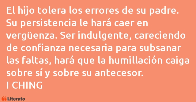 Frases de I CHING