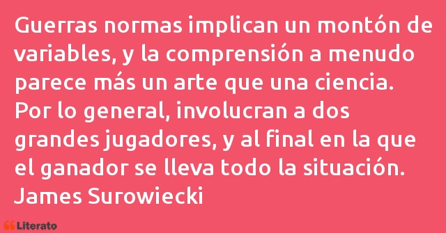 Frases de James Surowiecki