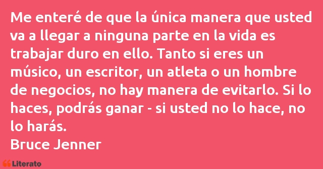 Frases de Bruce Jenner