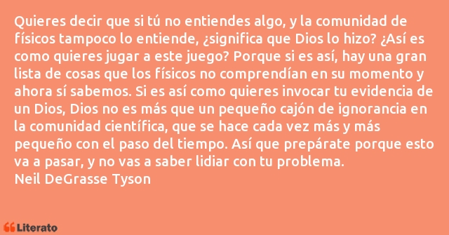 Frases de Neil DeGrasse Tyson