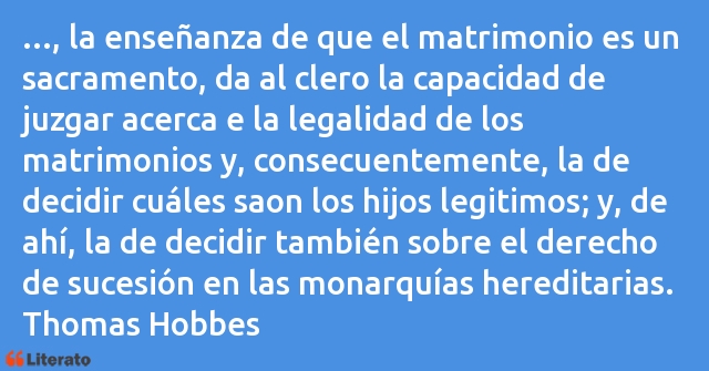 Frases de Thomas Hobbes