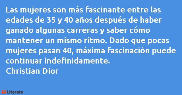 Frases de Christian Dior