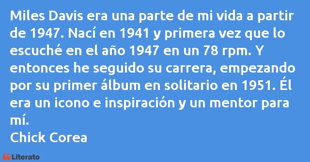 Frases de Chick Corea