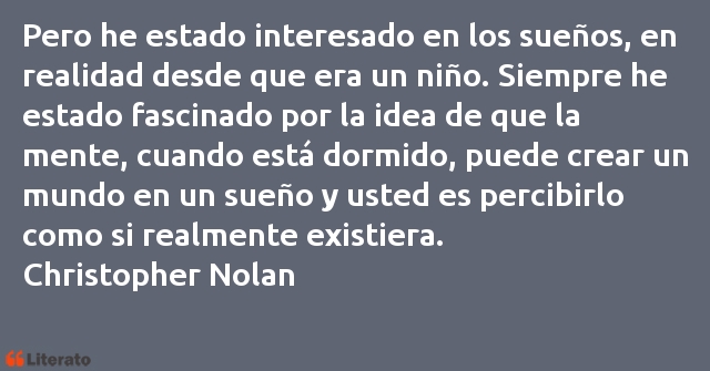 Frases de Christopher Nolan