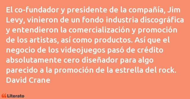 Frases de David Crane