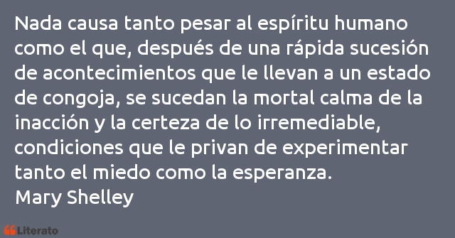 Frases de Mary Shelley