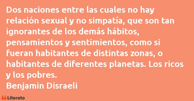 Frases de Benjamin Disraeli