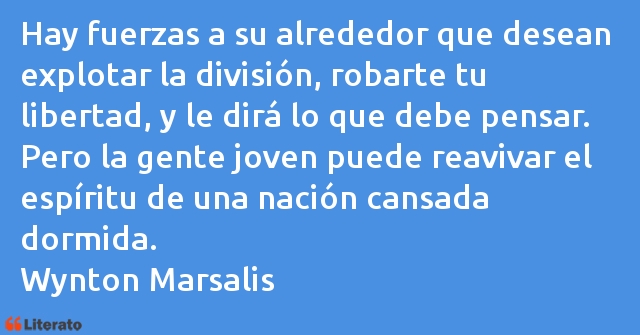 Frases de Wynton Marsalis