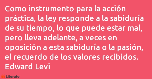 Frases de Edward Levi