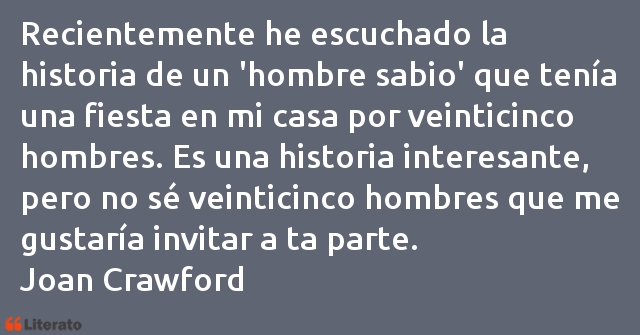 Frases de Joan Crawford