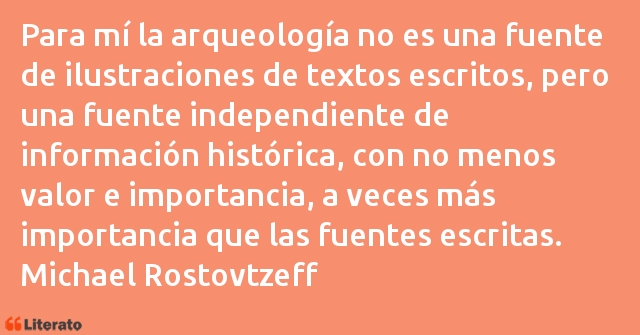 Frases de Michael Rostovtzeff