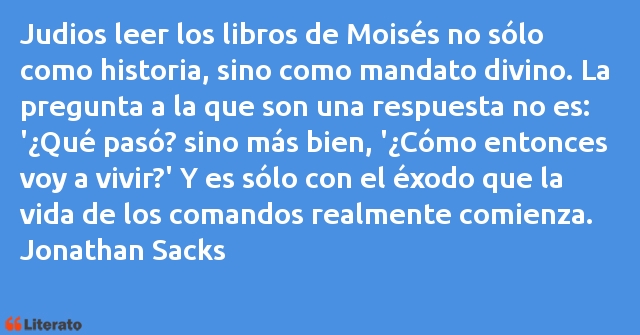 Frases de Jonathan Sacks