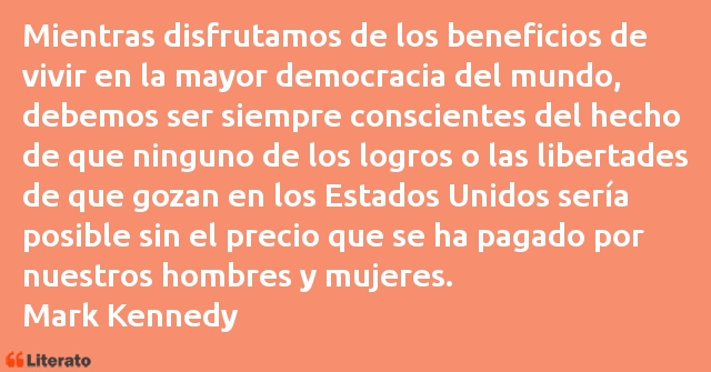 Frases de Mark Kennedy