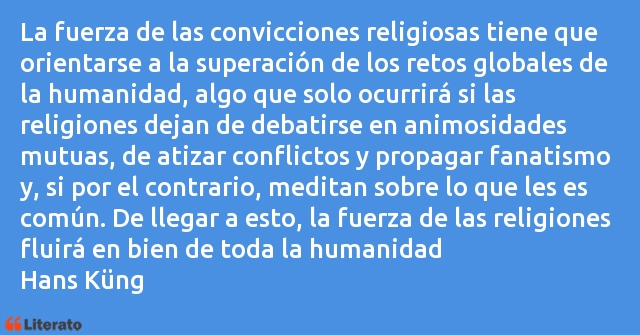 Frases de Hans Küng