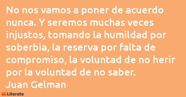 Frases de Juan Gelman
