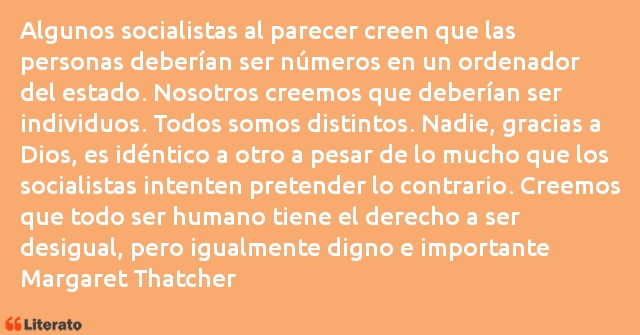 Frases de Margaret Thatcher