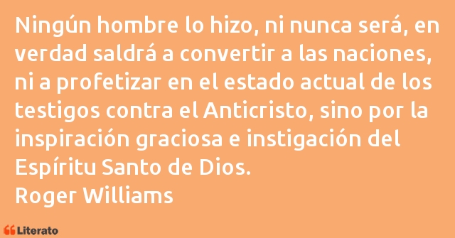 Frases de Roger Williams