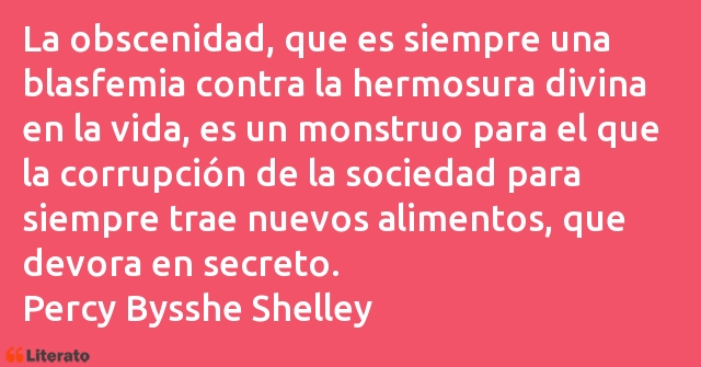 Frases de Percy Bysshe Shelley