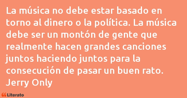 Frases de Jerry Only