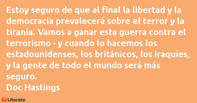 Frases de Doc Hastings