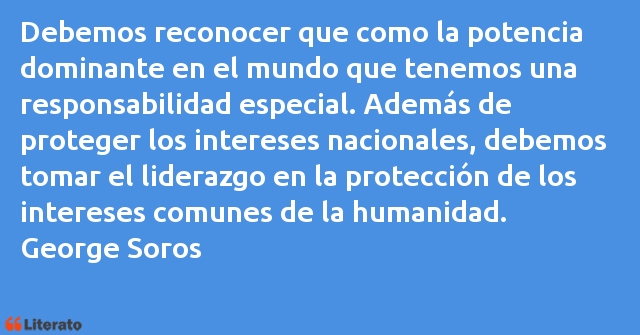 Frases de George Soros