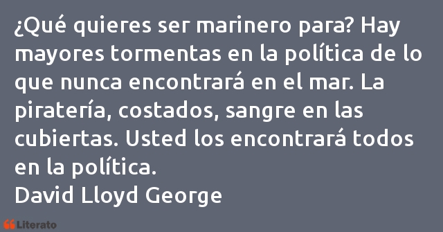 Frases de David Lloyd George