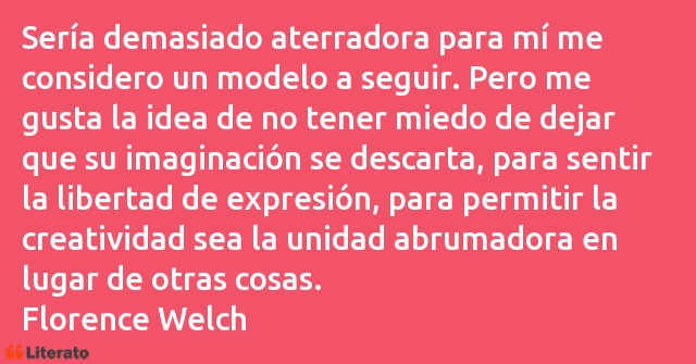 Frases de Florence Welch