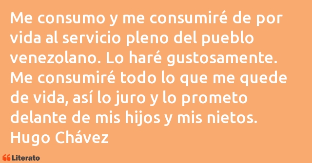 Frases de Hugo Chávez