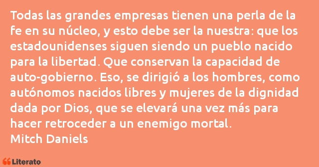 Frases de Mitch Daniels