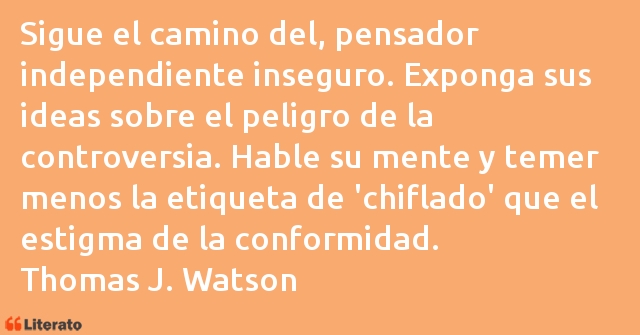 Frases de Thomas J. Watson