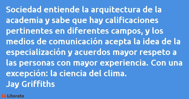 Frases de Jay Griffiths