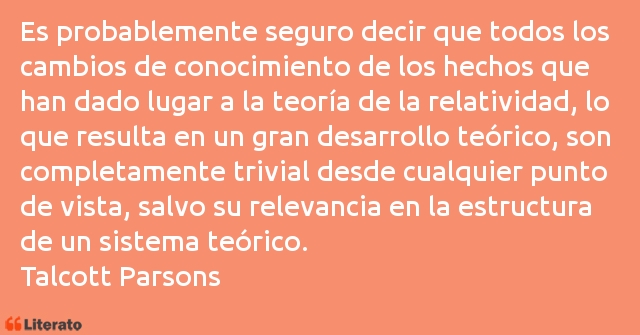 Frases de Talcott Parsons