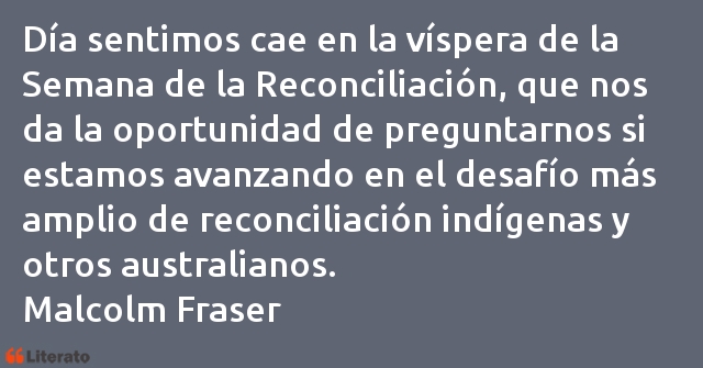 Frases de Malcolm Fraser