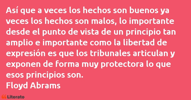 Frases de Floyd Abrams