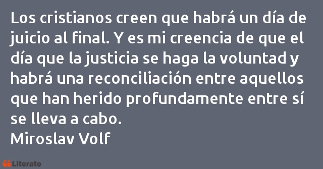 Frases de Miroslav Volf