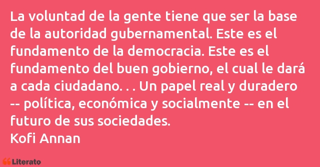 Frases de Kofi Annan