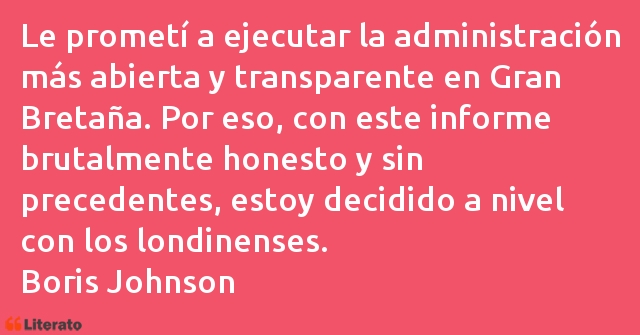 Frases de Boris Johnson