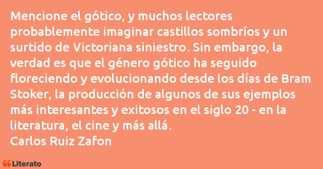 Frases de Carlos Ruiz Zafon