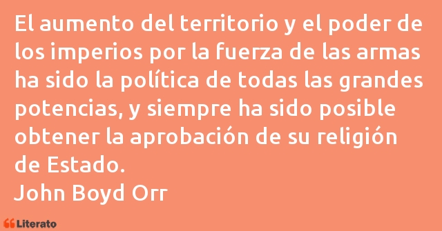 Frases de John Boyd Orr