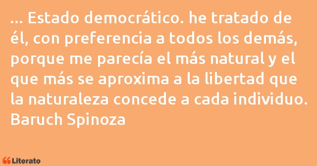 Frases de Baruch Spinoza