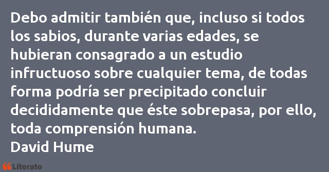 Frases de David Hume