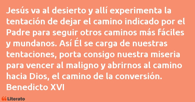 Frases de Benedicto XVI