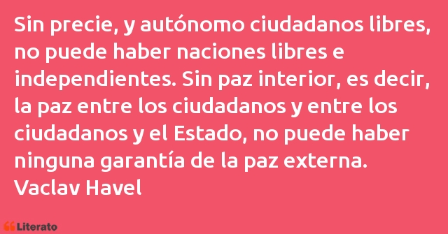 Frases de Vaclav Havel