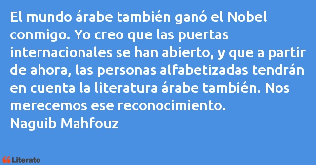 Frases de Naguib Mahfouz