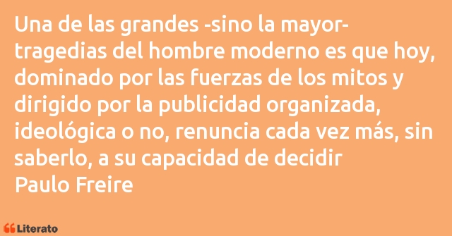 Frases de Paulo Freire