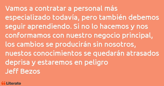 Frases de Jeff Bezos